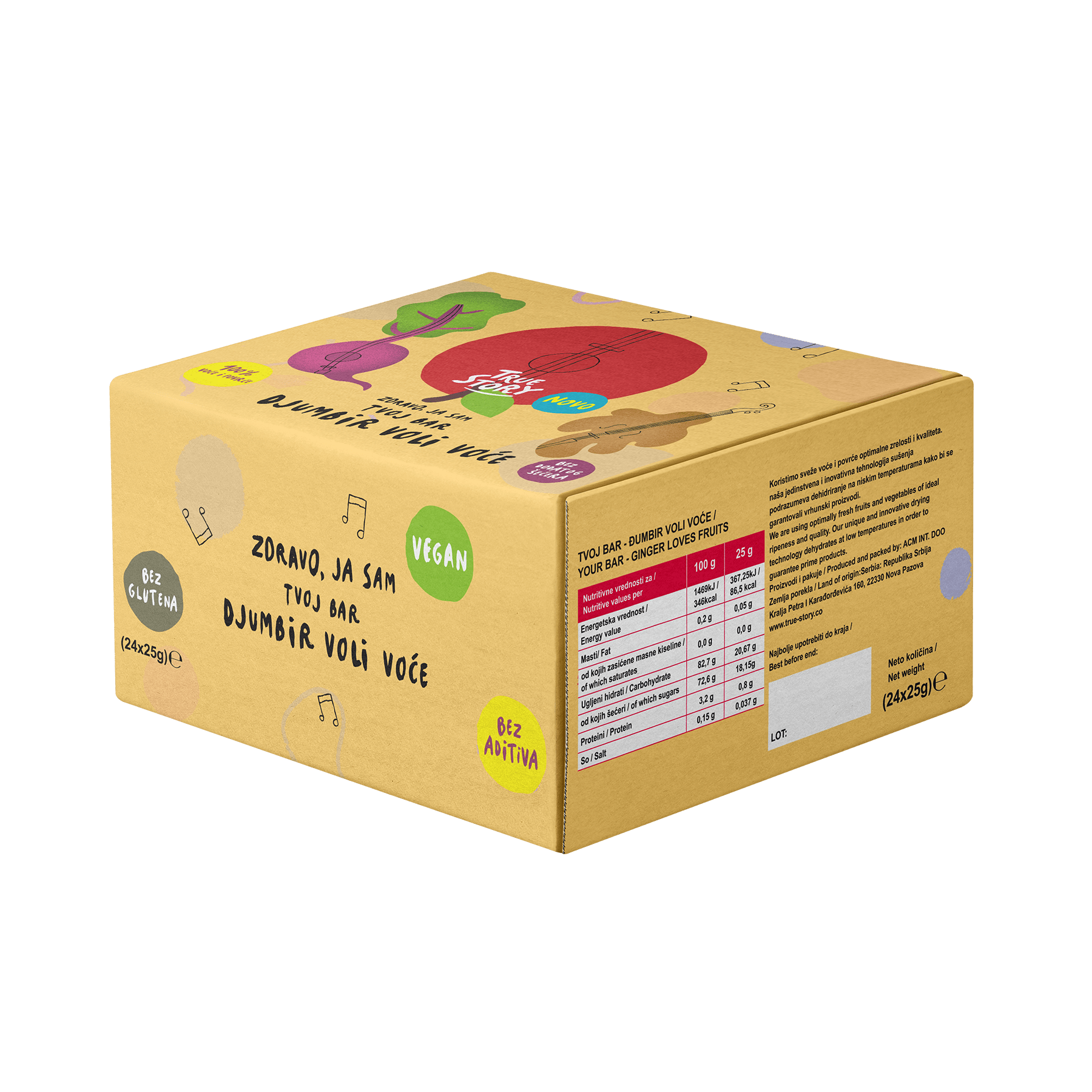 Tvoj bar - Đumbir voli voće (pakovanje)