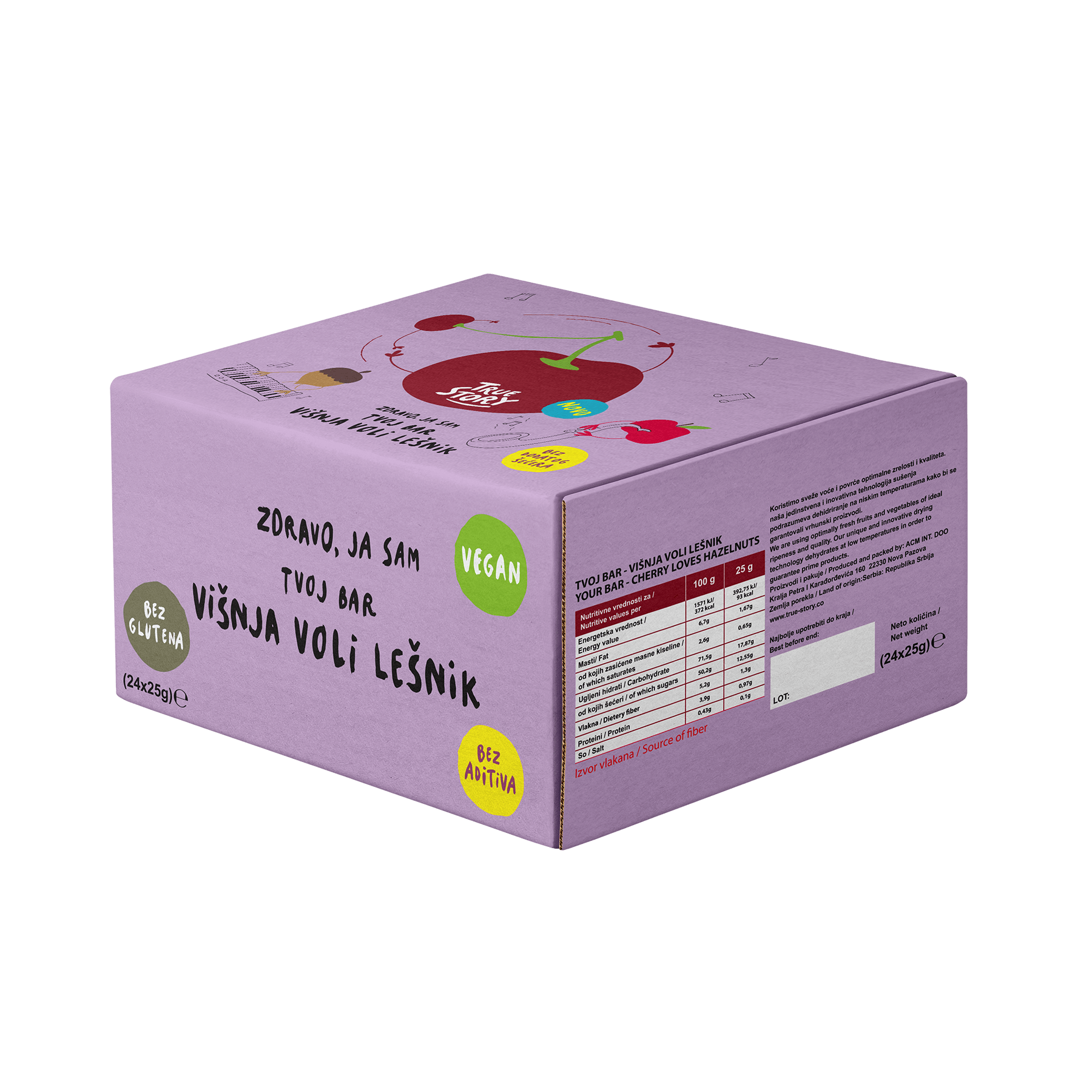 Tvoj bar – Višnja voli lešnik (pakovanje)